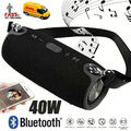 40W Tragbarer Bluetooth Lautsprecher Stereo Sound Subwoofer Musikbox SD USB Neu