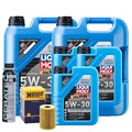 Motoröl 5W30 LIQUI MOLY Longtime Hightech 13L+HENGST Ölfilter +Cera Tec