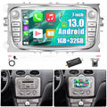 DAB+ Carplay Autoradio Android für Ford Focus II Mk2 Mondeo C-MAX S-MAX Galaxy