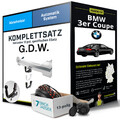 Für BMW 3er Coupe Typ E92 Anhängerkupplung abnehmbar +eSatz 13pol 06.2006- NEU