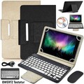 QWERTZ Bluetooth Tastatur Hülle Maus Für iPad 6 7 8 9 10 th Gen Air 6 5 4 Pro 11