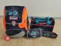 Scout Schulranzen Neu! Rucksack Picasso Fisch 4 Teile Set Alpha Set