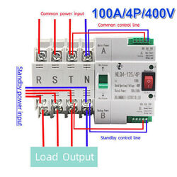 4P Automatischer Umschalter 100A Transfer Switch Dual Netzteil Transferschalter