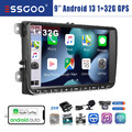 Autoradio +DVR KAM MIK Android 13 Carplay Für VW GOLF 5 6 Polo Touran Caddy Seat