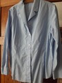Otto Kern Bluse Gr.40 Hellblau  Baumwolle Top