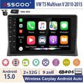 Für VW T5 Multivan V 2010-15 Android15 Autoradio GPS Carplay WIFI RDS DAB+ 2+32G