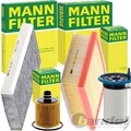 MANN FILTER INSPEKTIONSPAKET passend für OPEL COMBO X12 / 1.6+2.0 CDTI 90-135 PS