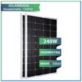 240W Solarmodul Solarpanel Kit 120W Mono PV Solarzelle Photovoltaik Solaranlage