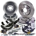ATEC 2x BREMSSCHEIBE+BELÄGE+TROMMELN+BACKEN+RADZYLINDER FÜR SKODA OCTAVIA 1U
