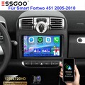 Für Smart Fortwo 451 2005-2010 4+64G Android 14 Autoradio Carplay GPS Navi +KAM