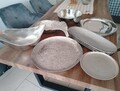 schönes silber Set !! Deko Sommerdeko Frühlingsdeko Tablett Schale 