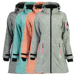 Geographical Norway Damen Regular Softshell Funktions Regen Sport Jacke