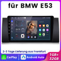 Für BMW 5er E39 X5 E53 7er E38 Android 13 Carplay Autoradio GPS NAVI RDS BT WIFI