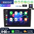 4+64G Android15 Apple Carplay Autoradio GPS Navi BT DAB+ Für Skoda Fabia II RDS