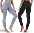 Damen Frau Thermo Leggings Fleece Gefüttert Schwarz Winter Warm Hose Leggins