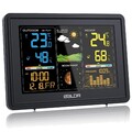 Wetterstation Funk, Außensensor, Farbdisplay, Thermometer, Hygrometer, Wetter...