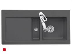 Villeroy & Boch Subway 60 Graphit Keramik-Spüle Grau Küchenspüle Einbaubecken