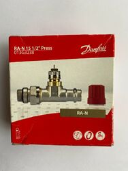 Danfoss Ventilgehäuse RA-N 15 Press. R 1/2, DG, matt vernickelt 013G3238
