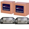 2x AIC KENNZEICHENLEUCHTE passend für VW PASSAT LINKS+RECHTS