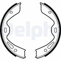 DELPHI Bremsbackensatz, Feststellbremse Hinterachse für PORSCHE