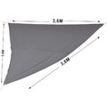 Sonnensegel Sonnenschutz Schattensegel Schattenspender UV-Schutz UV50+PA 3,6 M