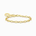 THOMAS SABO Charm Armband klassisch 925 Sterlingsilber vergoldet  X0031-413-39
