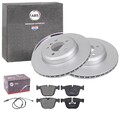 ABS BREMSSCHEIBEN 345mm + BELÄGE HINTEN passend für BMW 5er F07 GT GranTurismo