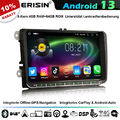 9" DSP Android 13 Autoradio GPS 4G für VW Golf 5/6 Polo Tiguan Caddy Passat SEAT