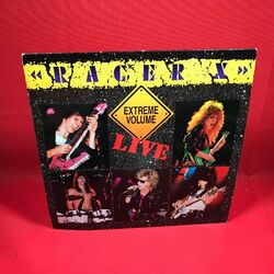 RACER X Extreme Volume Live 1988 Dutch vinyl LP Jeff Martin Paul Gilbert