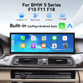 8Core 4+64G 4G LTE Android 14 Autoradio Carplay Navi KAM Für BMW 5er F10 F11 NBT