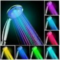 LED Duschkopf Handbrause 7 Farbe Licht mit 2m Schlauch  Wasserspar