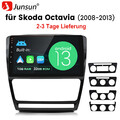 10'' Carplay AutoRadio Android 13 GPS Nav DSP DAB Für Skoda Octavia 2 II 2008-13