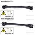 2X TRISCAN QUERLENKER SATZ HINTEN LINKS+RECHTS VORNE passend für AUDI A4 A5 Q7