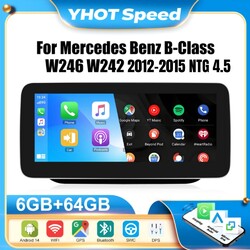 10,25" HD Android 14 Autoradio GPS Navi Für Mercedes-Benz B-Klasse W246 NTG 4.5