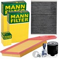MANN FILTERSET INSPEKTIONSPAKET für 1.4+1.6+16V VW GOLF 4 BORA 1J POLO 6N2 LUPO