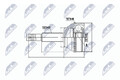 Gelenk Satz Antriebswelle für Ford Transit Tourneo NTY Npz-Fr-032 2007 - 2014