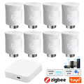 1-8X Zigbee Heizkörperthermostat Tuya Digital Smart Thermostat Heizung Alexa