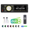 DAB+ Autoradio mit Bluetooth 1 DIN MP3 Player Freisprecheinrichtung AM RDS Radio