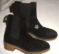 Tommy Hilfiger Wildleder Boots / Chelsea Stiefelette, Sterne, Größe 39