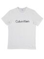 Calvin Klein Herren T-Shirt Kurzarm S/S Crew Neck NM1129E-100 Weiß S