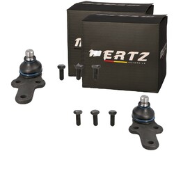 2X MERTZ TRAGGELENKE VORNE BEIDSEITIG PASSEND FÜR FORD COURIER FIESTA KA PUMA