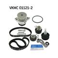 1x Wasserpumpe + Zahnriemensatz SKF VKMC 01121-2 passend für AUDI SEAT SKODA