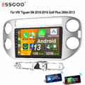 1+32G Android 13 Für VW Tiguan 5N 2007-2016 Golf Plus GPS Navi Carplay Autoradio