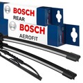 BOSCH Aerofit Scheibenwischer Satz Vorne+Hinten für AUDI A3 Sportback (8PA)