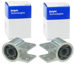 2x DELPHI QUERLENKERLAGER BUCHSEN VORDERACHSE passend für OPEL ASTRA LINKS+RECHT