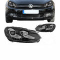 Bi Xenon Scheinwerfer Set für VW Golf VI 1K 08->> Hella LED Dragon Lights D1S