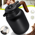 Thermoskanne 1,5L mit Teesieb Isolierkanne Kaffeekanne Thermo Teekanne Edelstahl
