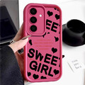 Handyhülle Für Samsung Galaxy S24 FE S23 Ultra A16 A15 A55 A54 Herz Silikon Case