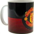 Manchester United FC Fußball 313ml Keramik Tee Kaffee Crest Tasse Verein Mufc