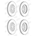 2X JURID BREMSSCHEIBEN VORNE 340mm BELÜFTET PASSEND FÜR AUDI A3 Q2 Q3 TT CUPRA